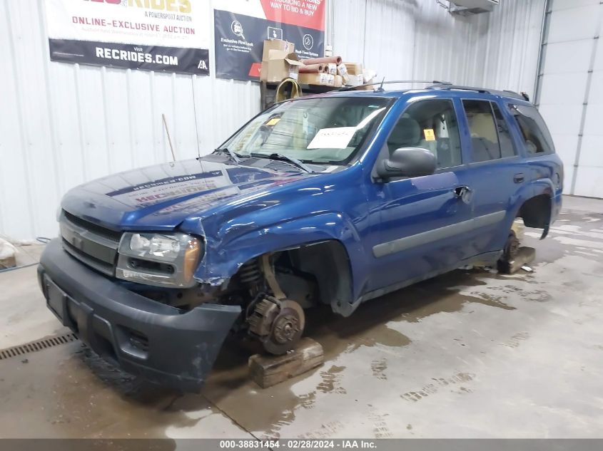 2005 Chevrolet Trailblazer Ls VIN: 1GNDT13S652225165 Lot: 38831454