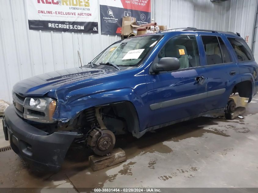 2005 Chevrolet Trailblazer Ls VIN: 1GNDT13S652225165 Lot: 38831454