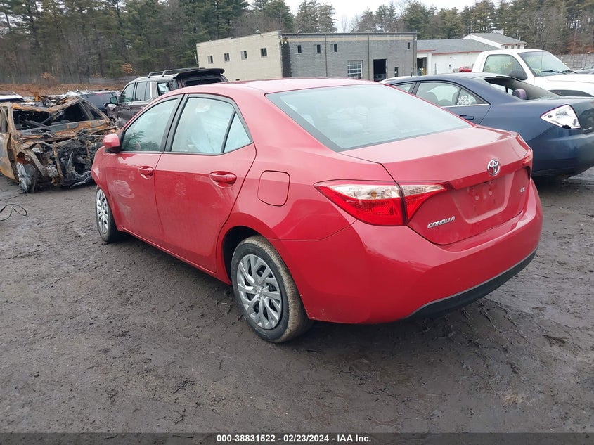 VIN 2T1BURHE7KC168857 2019 TOYOTA COROLLA LE