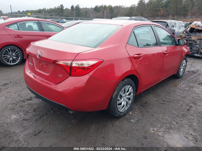 VIN 2T1BURHE7KC168857 2019 TOYOTA COROLLA LE