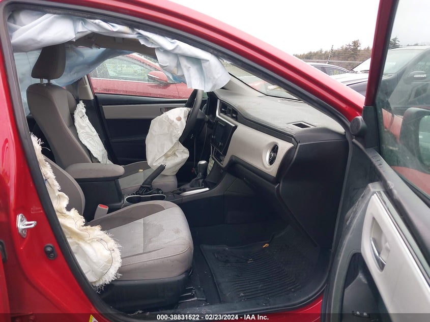 VIN 2T1BURHE7KC168857 2019 TOYOTA COROLLA LE