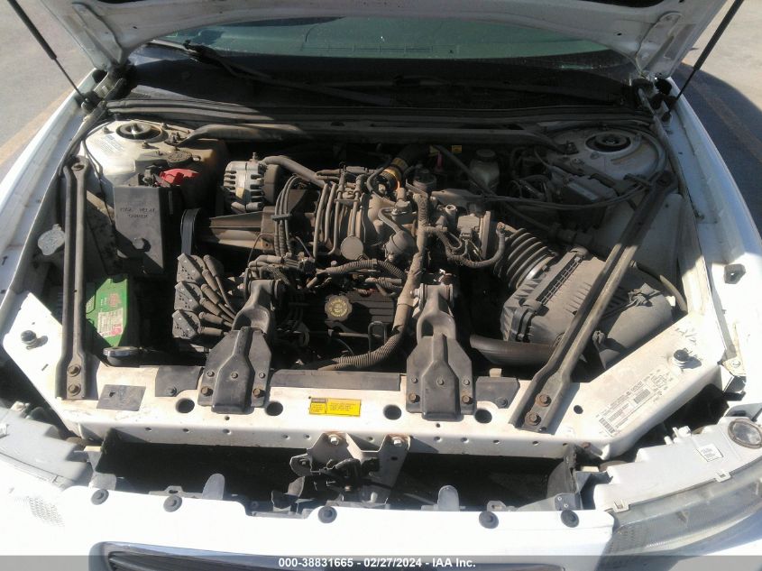 2000 Buick Regal Gs VIN: 2G4WF5517Y1135754 Lot: 38831665