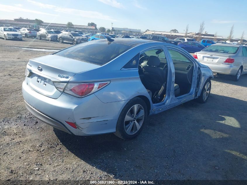 2011 Hyundai Sonata Hybrid VIN: KMHEC4A40BA017119 Lot: 38831860