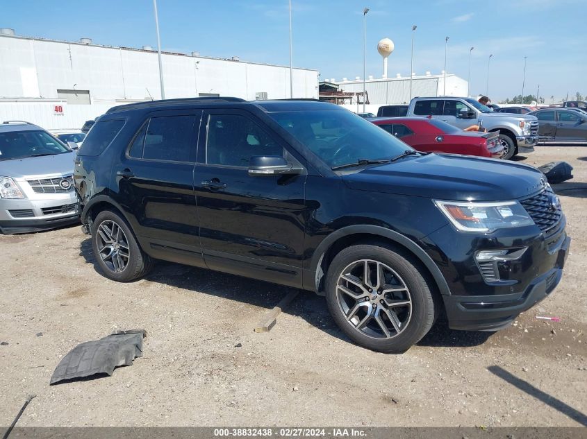 2018 Ford Explorer Sport VIN: 1FM5K8GT8JGC26290 Lot: 38832438