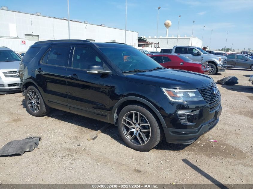 2018 Ford Explorer Sport VIN: 1FM5K8GT8JGC26290 Lot: 38832438