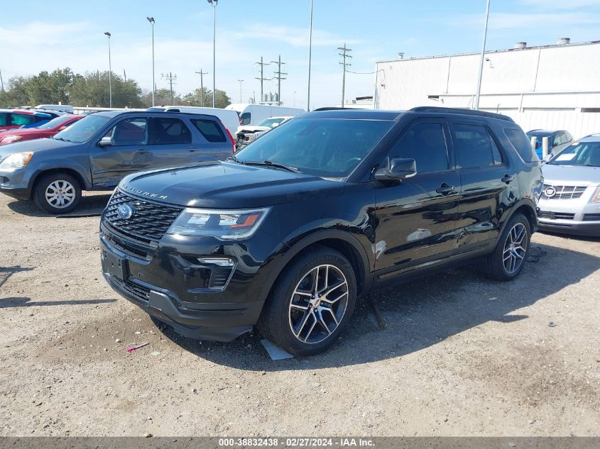 2018 Ford Explorer Sport VIN: 1FM5K8GT8JGC26290 Lot: 38832438