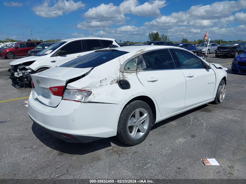 VIN 1G1ZB5ST6NF187490 2022 CHEVROLET MALIBU LS