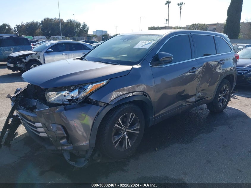 VIN 5TDZZRFH2HS206511 2017 TOYOTA HIGHLANDER