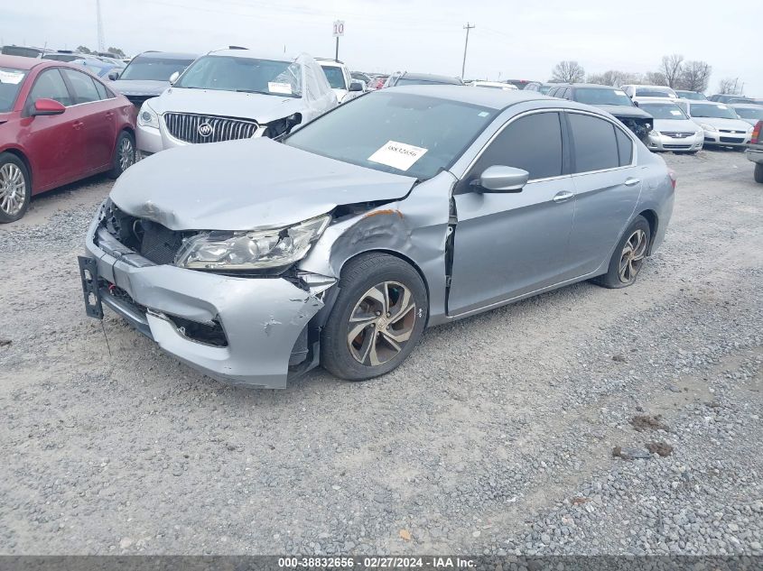 2016 Honda Accord Lx VIN: 1HGCR2F38GA236370 Lot: 38832656