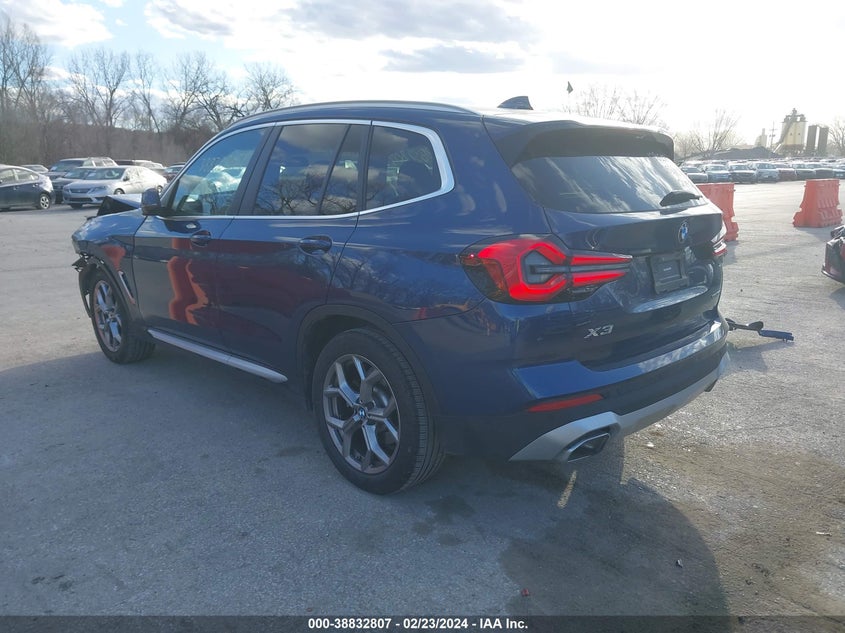 VIN 5UX53DP05P9R81912 2023 BMW X3 XDRIVE30I