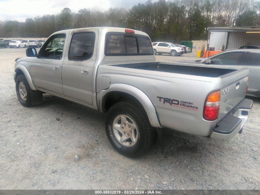 2002 Toyota Tacoma Prerunner V6 VIN: 5TEGN92N52Z065006 Lot: 38832819