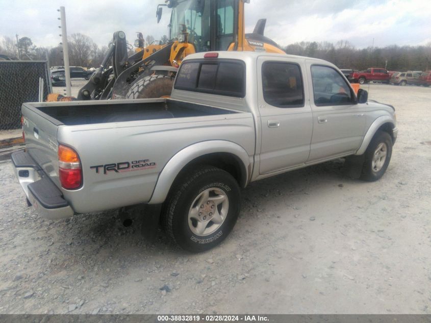 2002 Toyota Tacoma Prerunner V6 VIN: 5TEGN92N52Z065006 Lot: 38832819