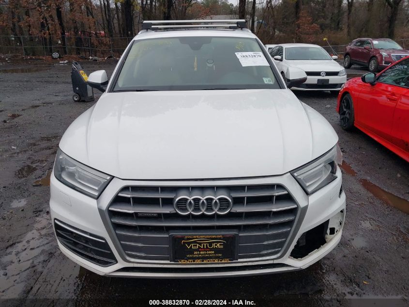 2018 Audi Q5 2.0T Premium/2.0T Tech Premium VIN: WA1ANAFY1J2018886 Lot: 38832870