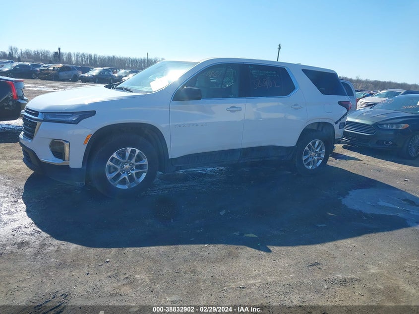 2023 CHEVROLET TRAVERSE FWD LS - 1GNERFKW6PJ226975