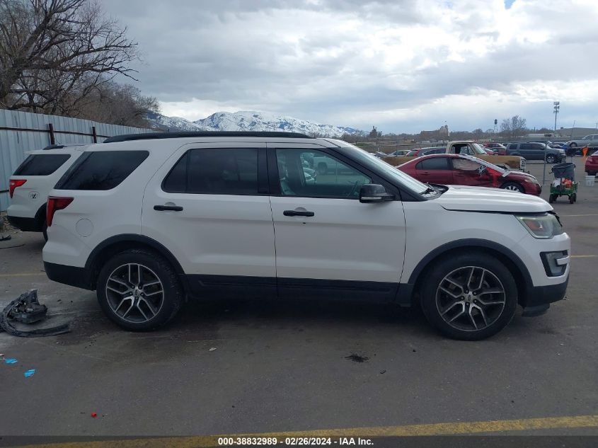 2016 Ford Explorer Sport VIN: 1FM5K8GT1GGB95554 Lot: 38832989