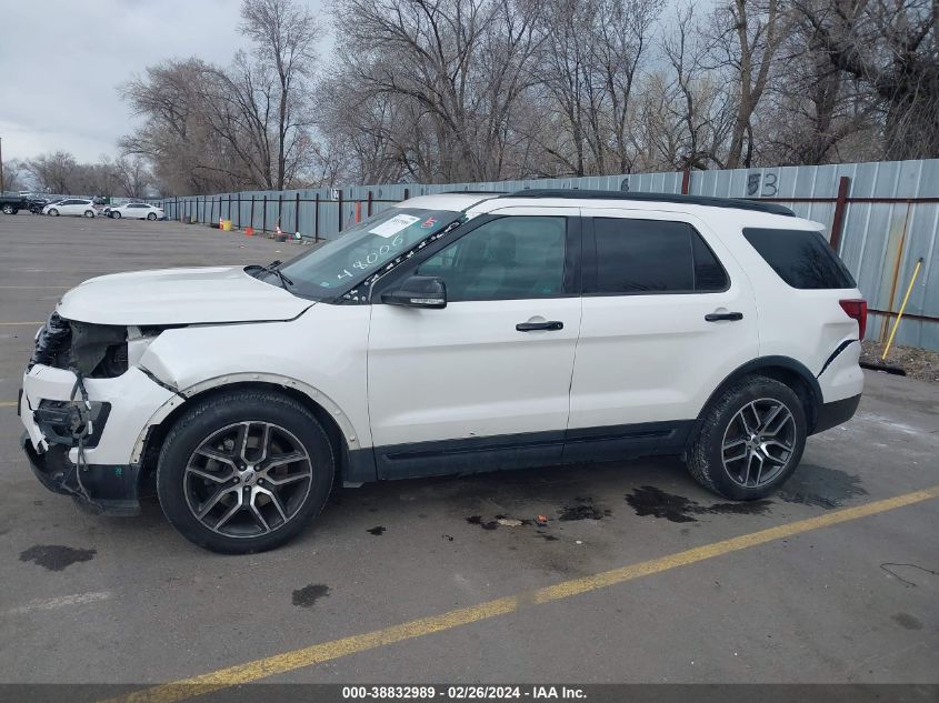 2016 Ford Explorer Sport VIN: 1FM5K8GT1GGB95554 Lot: 38832989