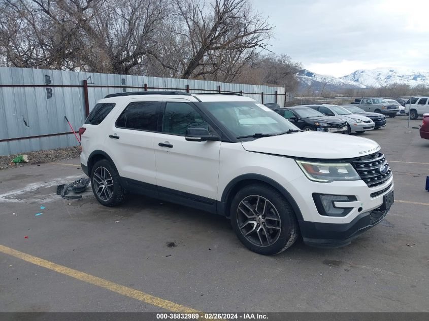 2016 Ford Explorer Sport VIN: 1FM5K8GT1GGB95554 Lot: 38832989