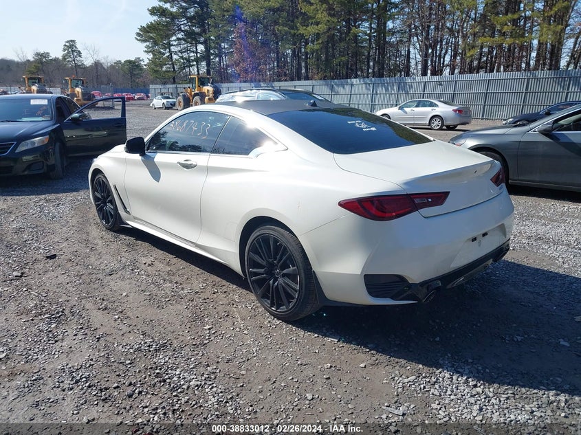 2017 Infiniti Q60 3.0T Red Sport 400 VIN: JN1FV7EL4HM700313 Lot: 38833012