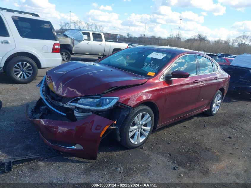 2015 Chrysler 200 Limited VIN: 1C3CCCAB1FN738265 Lot: 38833124