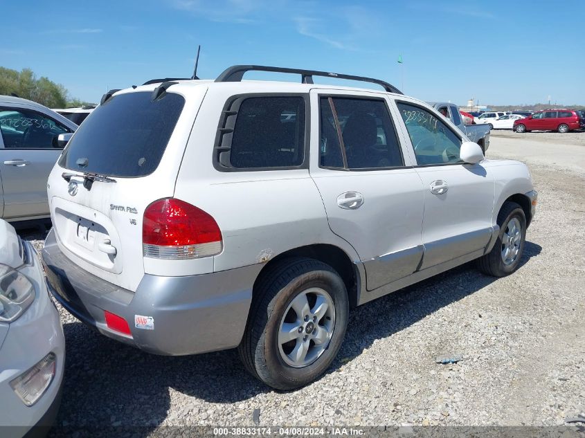 KM8SC13D95U888747 2005 Hyundai Santa Fe Gls