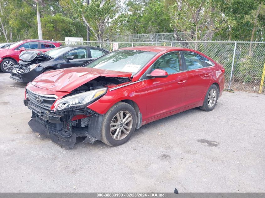 2017 Hyundai Sonata Se VIN: 5NPE24AF4HH564677 Lot: 38833190