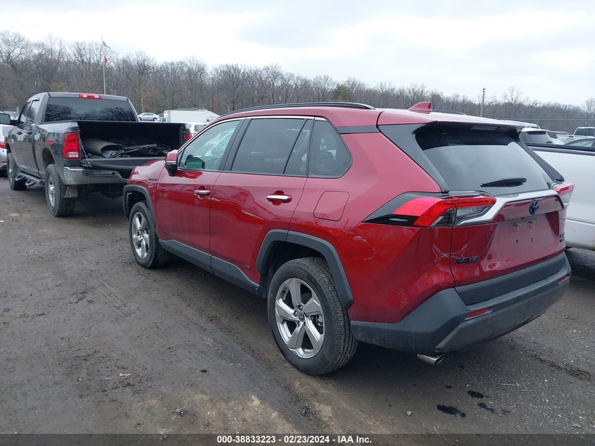 VIN 4T3D6RFV5MU052135 2021 TOYOTA RAV4 LIMITED HYBRID
