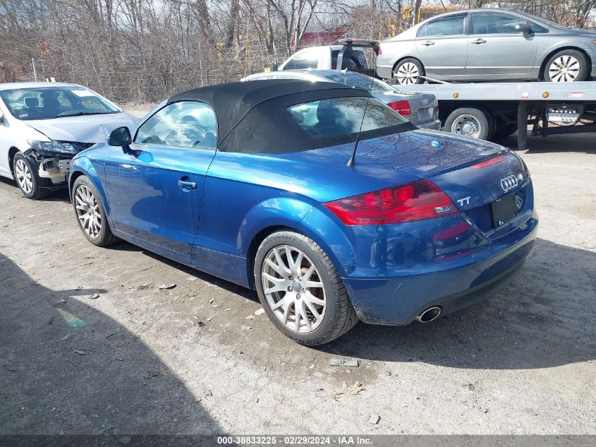 2008 Audi Tt 3.2 VIN: TRURD38JX81029074 Lot: 38833225