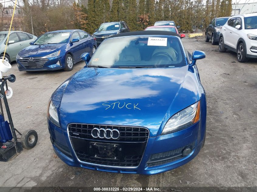 2008 Audi Tt 3.2 VIN: TRURD38JX81029074 Lot: 38833225