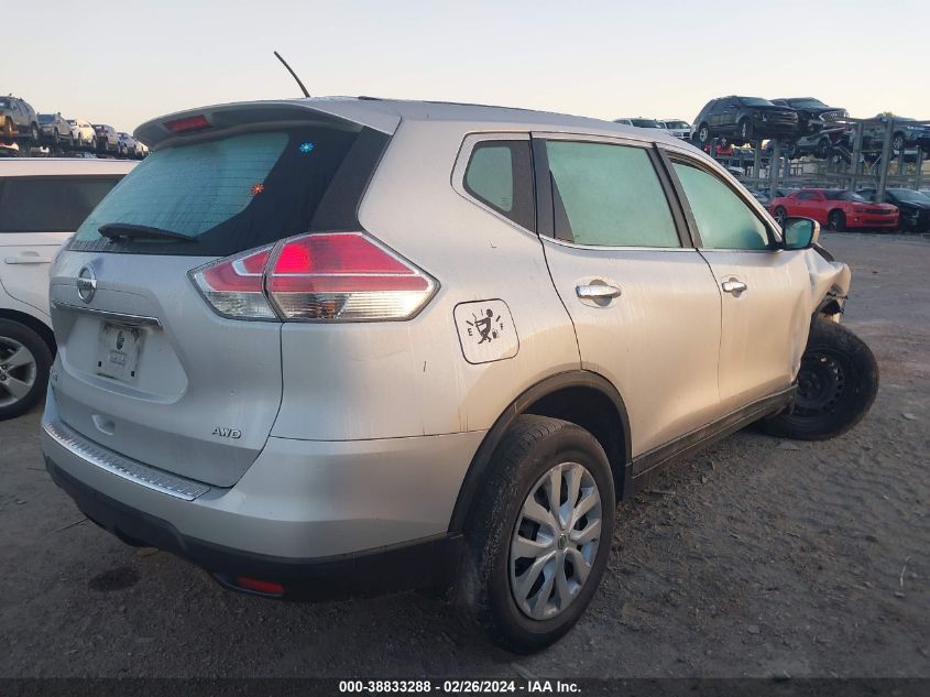 2015 Nissan Rogue S VIN: 5N1AT2MVXFC927457 Lot: 38833288