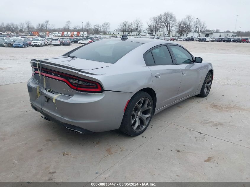 2015 Dodge Charger Sxt VIN: 2C3CDXHG4FH738114 Lot: 38833447