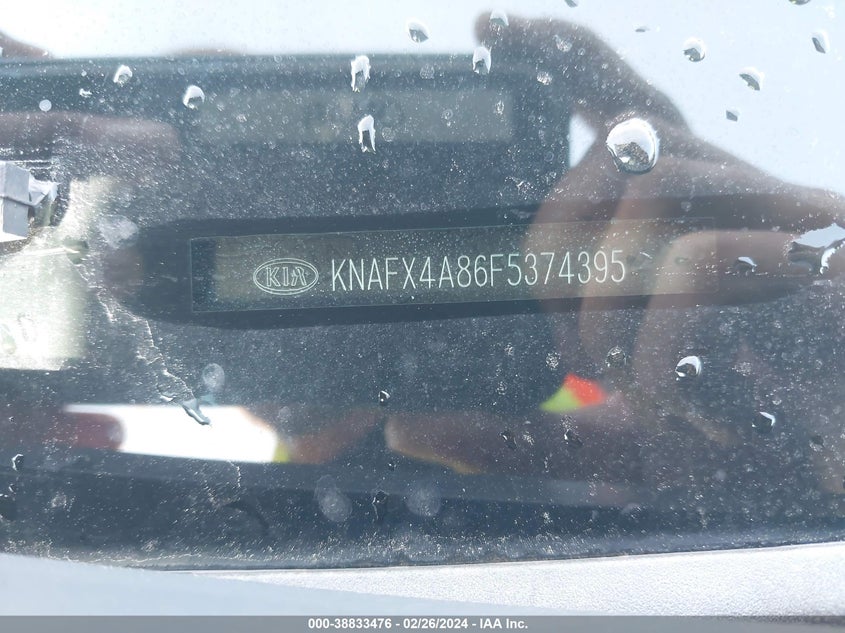 2015 KIA FORTE EX - KNAFX4A86F5374395