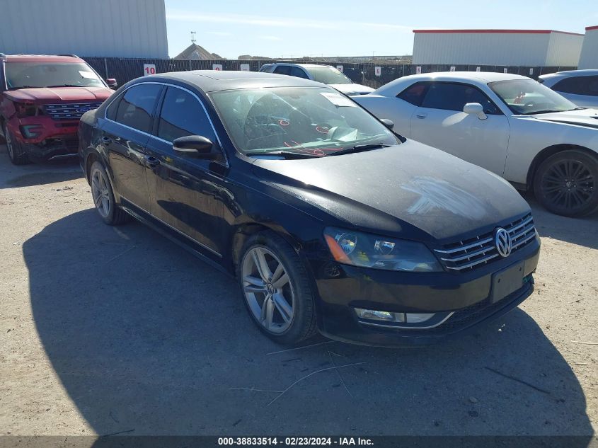 2013 VOLKSWAGEN PASSAT VIN: 1VWCN7A32DC109089