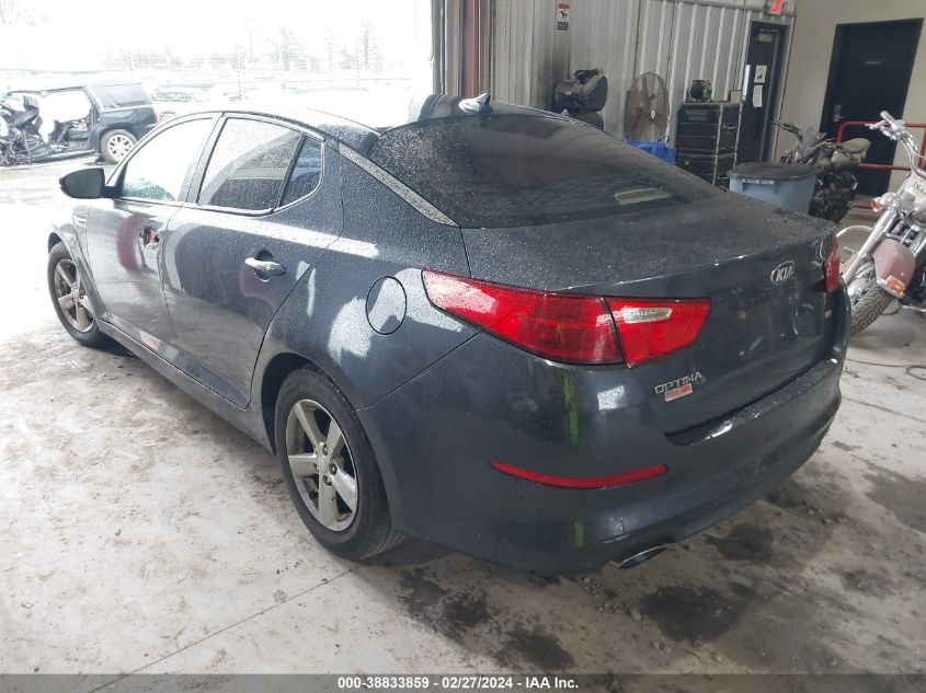 2015 Kia Optima Lx VIN: 5XXGM4A76FG476556 Lot: 38833859