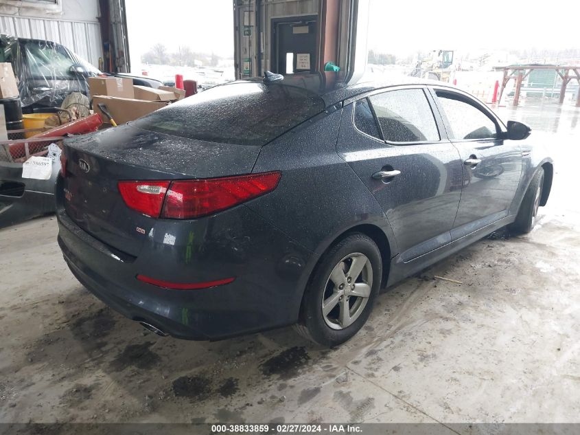 2015 Kia Optima Lx VIN: 5XXGM4A76FG476556 Lot: 38833859