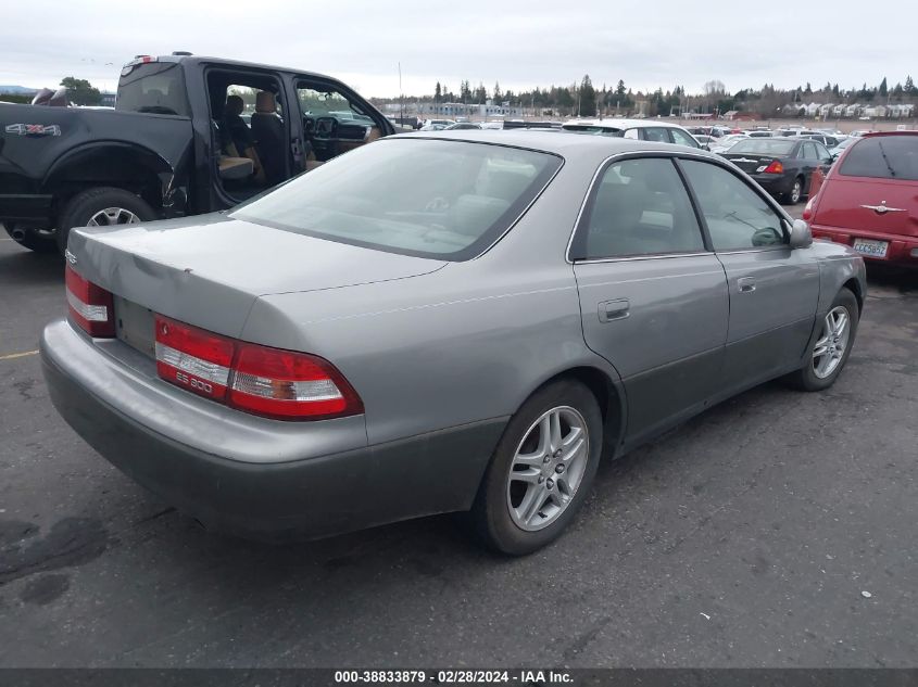 2000 Lexus Es 300 VIN: JT8BF28G3Y5078323 Lot: 38833879