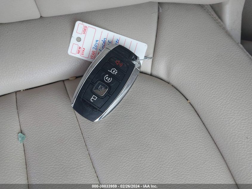 2019 LINCOLN MKC STANDARD - 5LMCJ1D93KUL38828