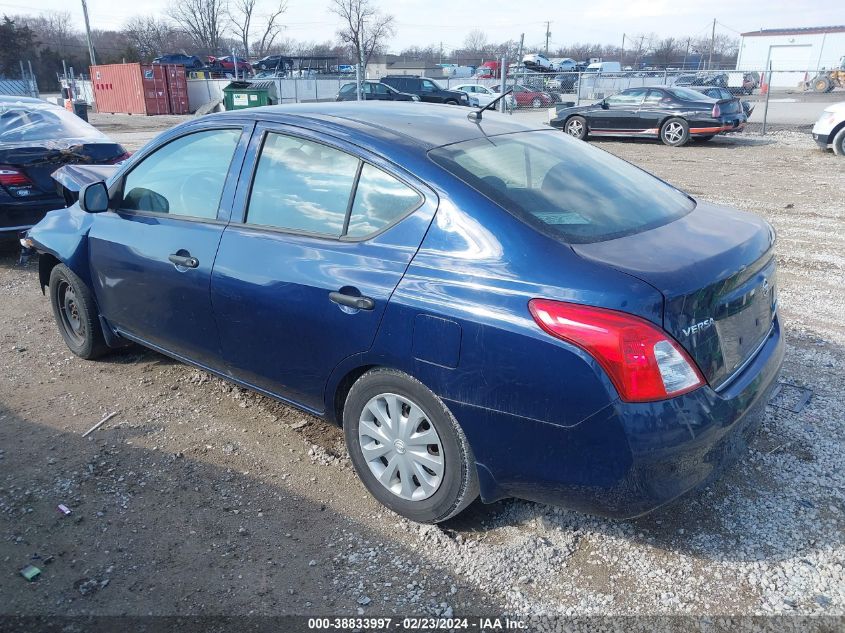 2014 Nissan Versa 1.6 S VIN: 3N1CN7AP0EL860271 Lot: 38833997