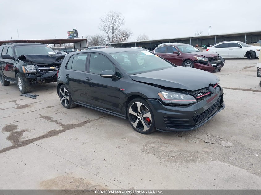 2016 VOLKSWAGEN GOLF GTI S 4-DOOR - 3VW4T7AU2GM063298