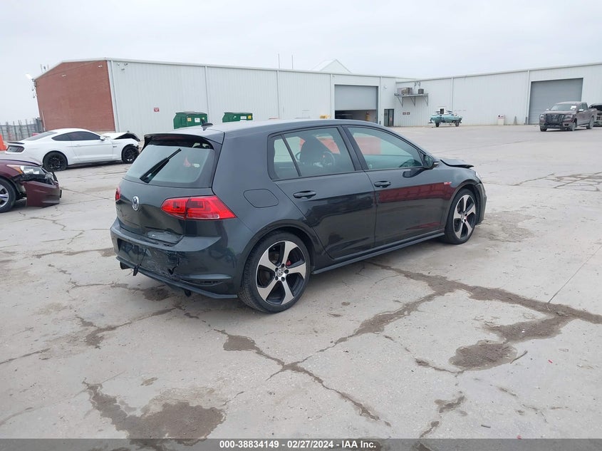 2016 VOLKSWAGEN GOLF GTI S 4-DOOR - 3VW4T7AU2GM063298