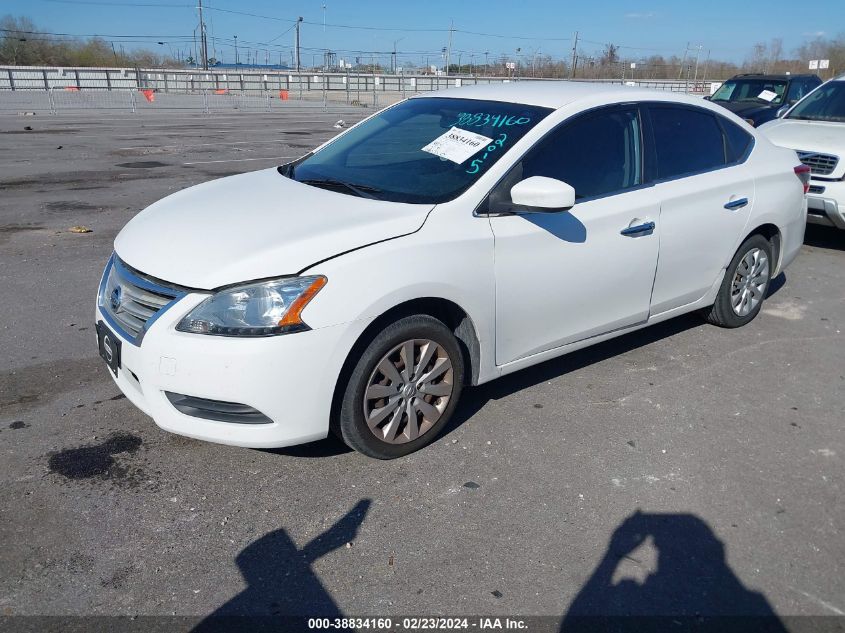 2015 Nissan Sentra Sv VIN: 3N1AB7AP6FY264781 Lot: 38834160