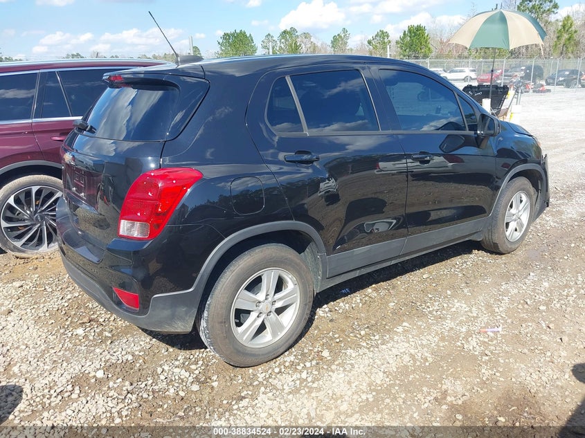 VIN KL7CJKSB6LB043123 2020 CHEVROLET TRAX FWD LS
