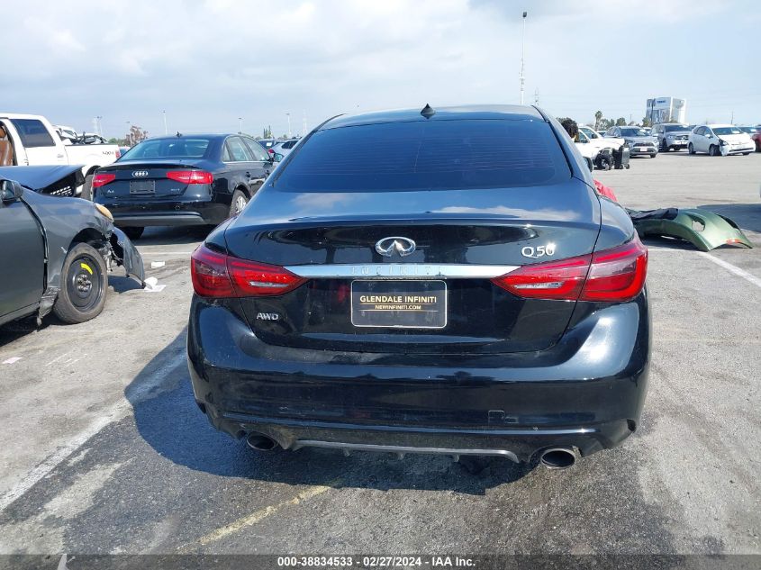 2018 Infiniti Q50 2.0T Pure VIN: JN1CV7AR5JM280726 Lot: 38834533