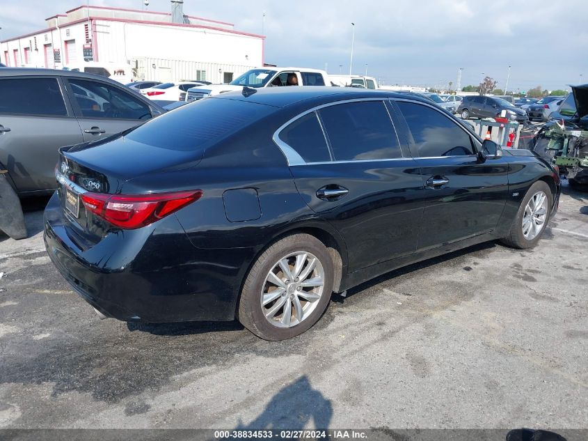 2018 Infiniti Q50 2.0T Pure VIN: JN1CV7AR5JM280726 Lot: 38834533