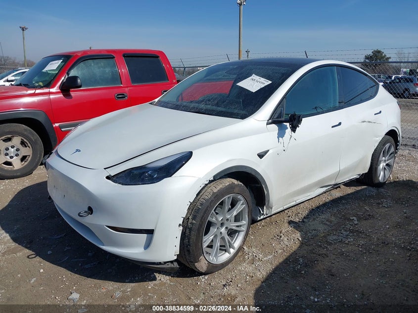 VIN 7SAYGDEE3PF791889 2023 TESLA MODEL Y