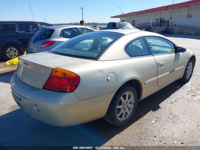 2001 Chrysler Sebring Lx VIN: 4C3AG42H21E107990 Lot: 38834697