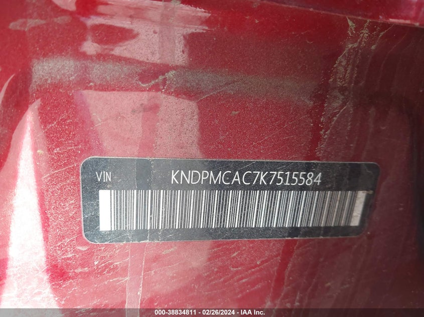 2019 KIA SPORTAGE LX - KNDPMCAC7K7515584