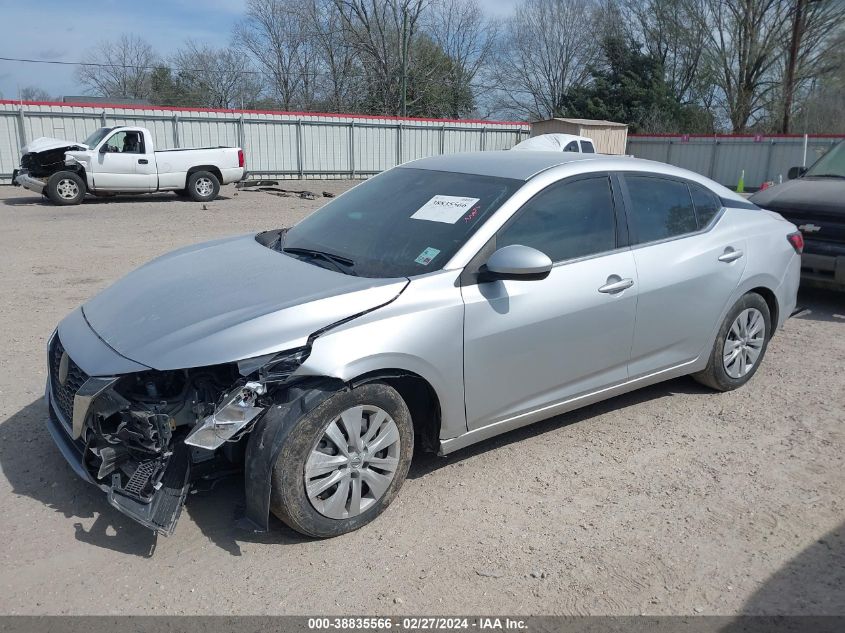 2023 Nissan Sentra S Xtronic Cvt VIN: 3N1AB8BV9PY227938 Lot: 38835566