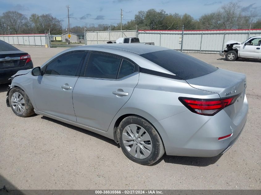 2023 Nissan Sentra S Xtronic Cvt VIN: 3N1AB8BV9PY227938 Lot: 38835566