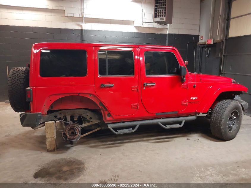 2017 Jeep Wrangler Unlimited Sahara 4X4 VIN: 1C4HJWEG6HL543338 Lot: 38835590