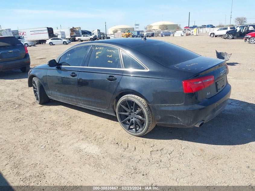2013 Audi A6 2.0T Premium VIN: WAUFFAFC3DN096258 Lot: 38835667